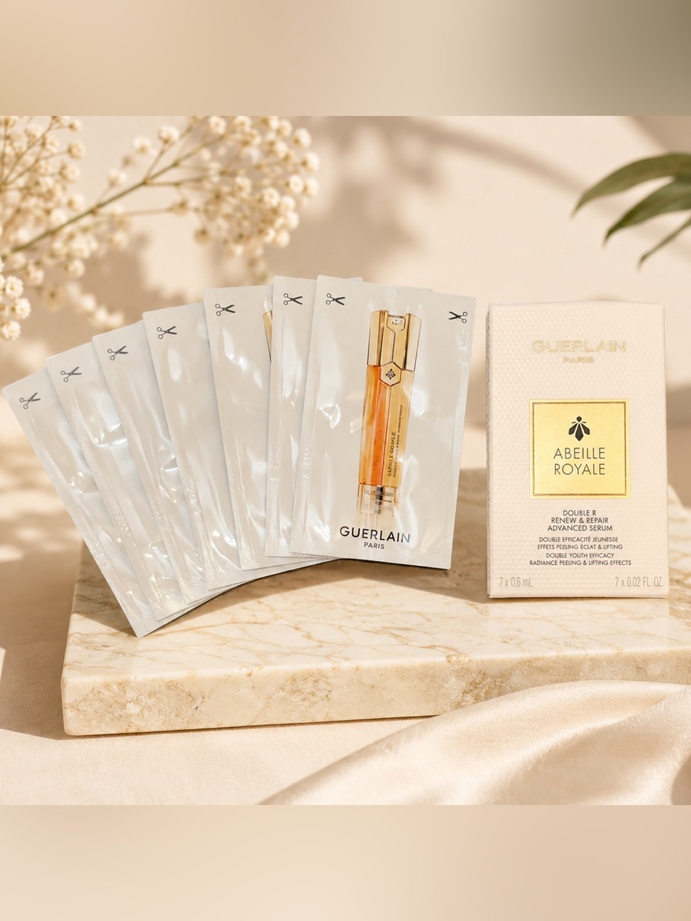 GUERLAIN Abeille Royale, Double R Renew & Repair Advanced Serum 7 x .02 oz.